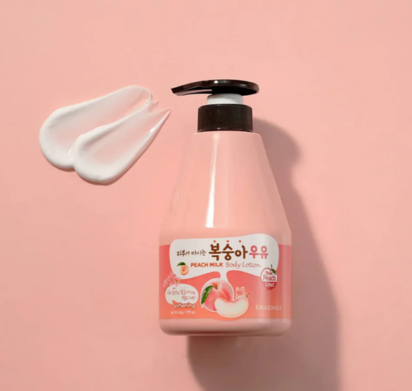 KWAILNARA PEACH MILK BODY LOTION - CREMA CORPORAL - Imagen 2