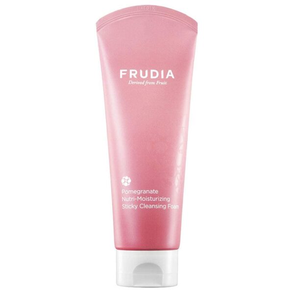 FRUDIA POMEGRANATE NUTRI-MOISTURIZING STICKY CLEANSING FOAM-LIMPIADOR EN ESPUMA CON EXTRACTO DE GRANADA.