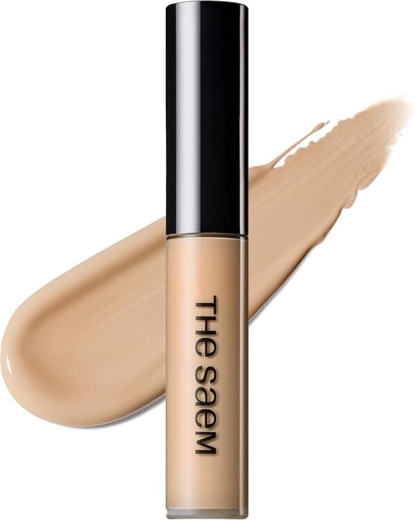 THE SAEM COVER PERFECTION TIP CONCEALER  PEACH BEIGE-CORRECTOR - Imagen 4