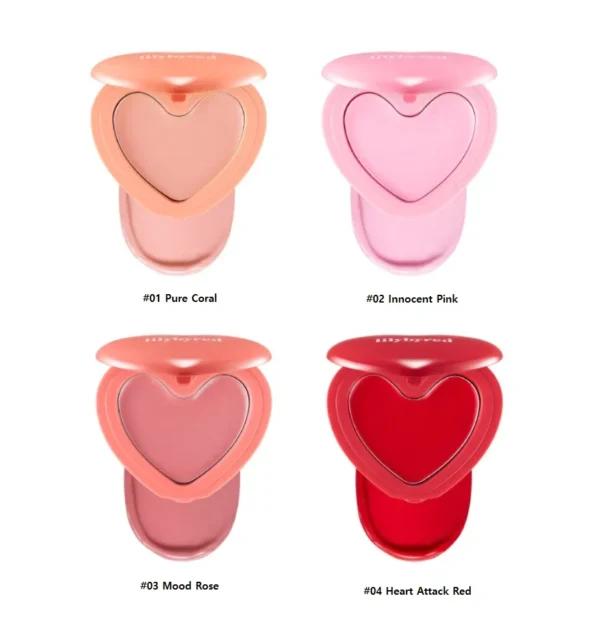 LILYBYRED LUV BEAM CHEEK BALM MIN ZESTY CORAL-BLUSH EN CREMA - Imagen 5