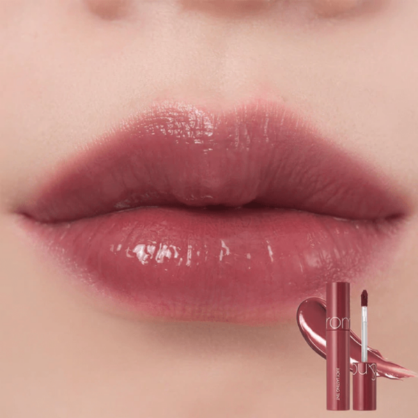 ROMAND JUICY LASTING TINT ALMOND ROSE - TINTA GLOSSY. - Imagen 2