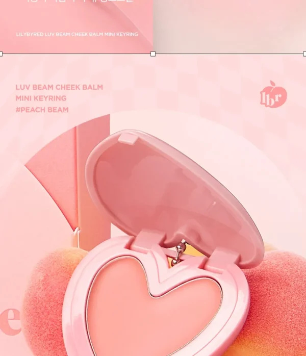 LILYBYRED LUV BEAM MINI CHEEK BALM KEYRING-BLUSH EN CREMA - Imagen 3