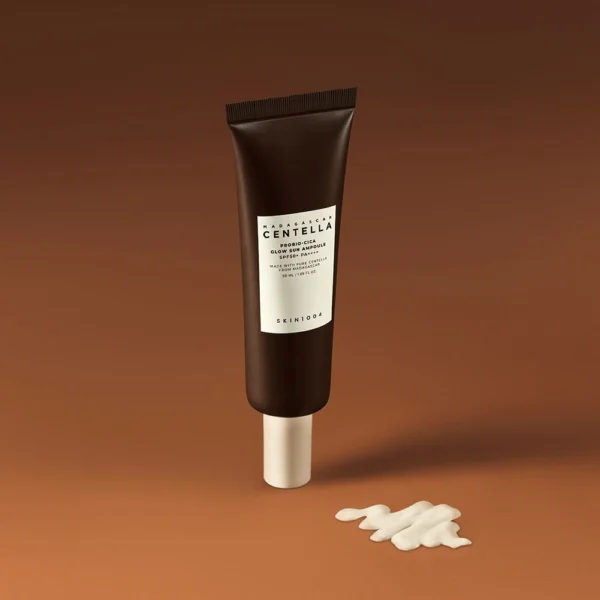 SKIN1004 MADAGASCAR CENTELLA PROBIO-CICA GLOW SUN AMPOULE-PROTECTOR SOLAR - Imagen 2