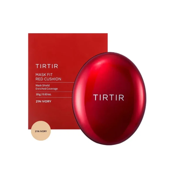 TIRTIR MASK FIT RED CUSHION 21N IVORY-BASE LIQUIDA EN FORMATO DE POLVERA - Imagen 2