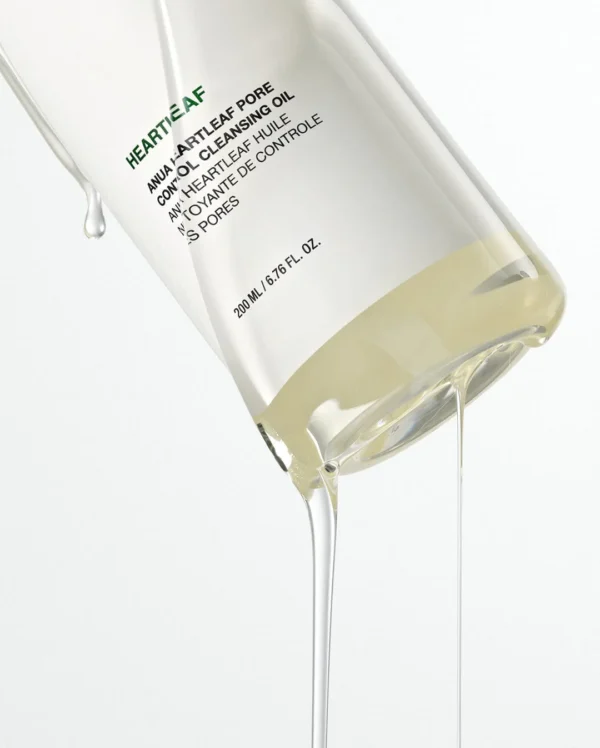 ANUA HEARTLEAF PORE CONTROL CLEANSING OIL - ACEITE LIMPIADOR FACIAL - Imagen 4