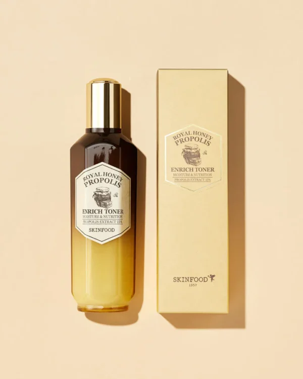 SKINFOOD ROYAL HONEY PROPOLIS ENRICH ESSENCE 50ML-ESENCIA HIDRATANTE MIEL - Imagen 4