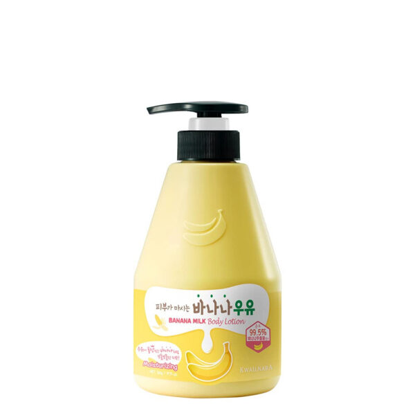 KWAILNARA BANANA MILK BODY LOTION 560GR-CREMA CORPORAL