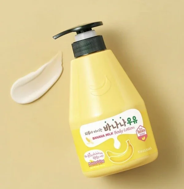KWAILNARA BANANA MILK BODY LOTION 560GR-CREMA CORPORAL - Imagen 2
