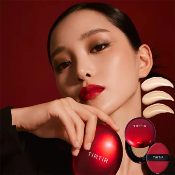 TIRTIR MASK FIT RED CUSHION 21N IVORY-BASE LIQUIDA EN FORMATO DE POLVERA - Imagen 3
