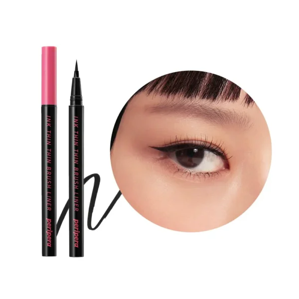 PERIPERA INK THIN THIN BRUSH LINER 01 BLACK-DELINEADOR - Imagen 2