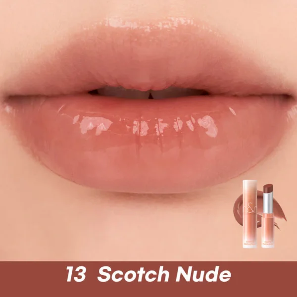 ROMAND GLASTING MELTING BALM #TONO 13 SCOTCH NUDE - BALSAMO LABIAL - Imagen 3