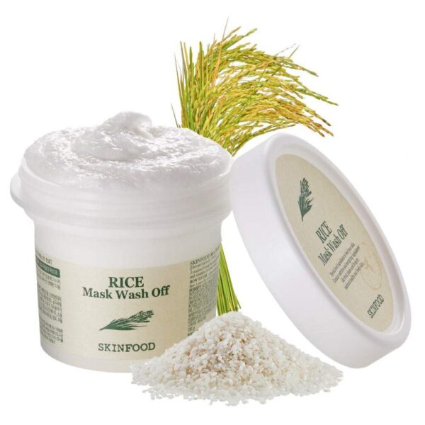 SKINFOOD RICE MASK WASH OFF-MASCARILLA DE ARROZ - Imagen 2