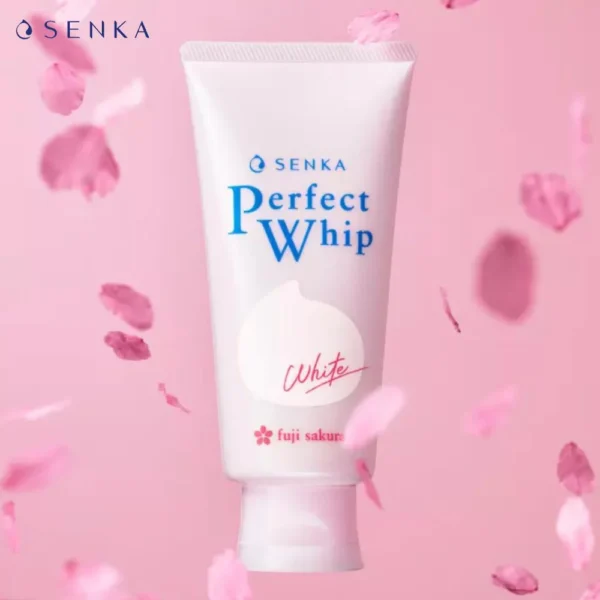 SHISEIDO SENKA PERFECT WHIP WHITE FUJI SAKURA BEAUTY FACE FOAM-LIMPIADOR ESPUMOSO - Imagen 2