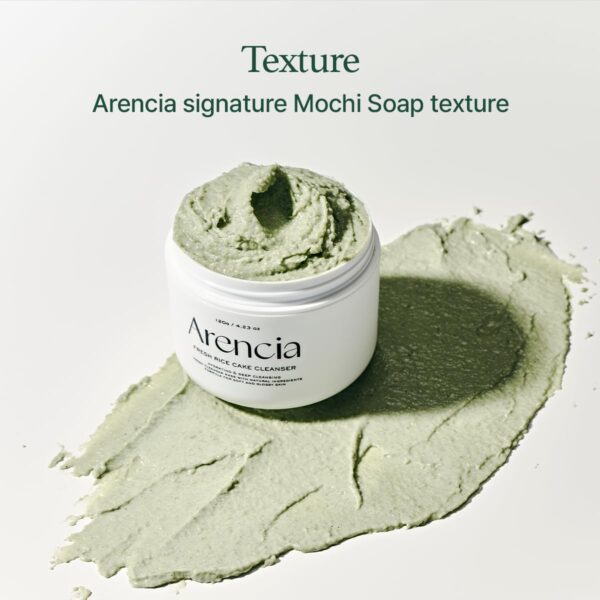 ARENCIA FRESH GREEN RICE MOCHI CLEANSER - LIMPIADOR FACIAL - Imagen 4