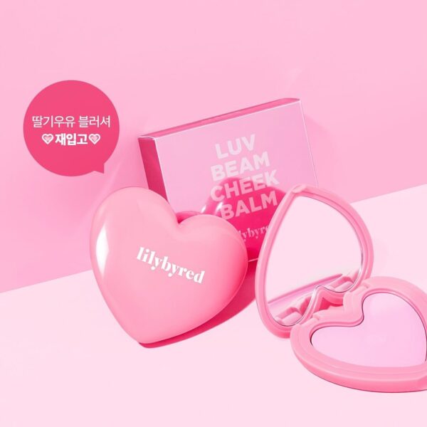 LILYBYRED LUV BEAM CHEEK BALM 02 INNOCENT PINK-BLUSH/RUBOR EN CREMA - Imagen 3
