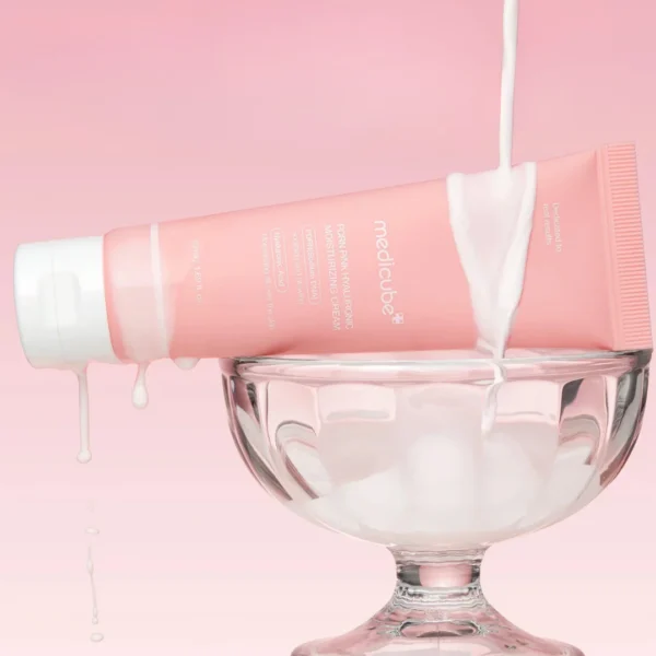 MEDICUBE PDRN PINK HYALURONIC MOISTURIZING CREAM 50ML - CREMA HIDRATANTE - Imagen 4
