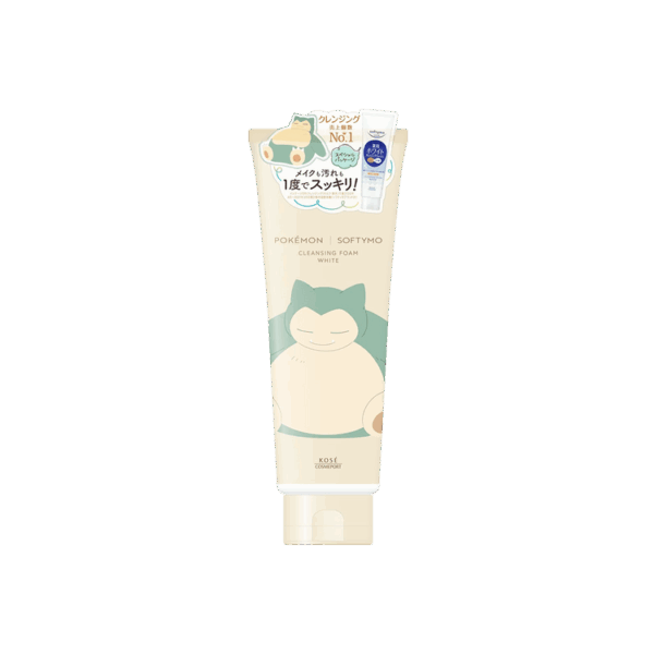 KOSE POKEMON KABIGON SOFTYMO CLEANSING FOAM WHITE 190g - LIMPIADOR EN ESPUMA