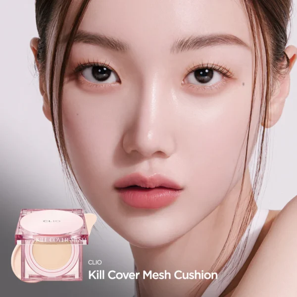 CLIO KILL COVER MESH GLOW CUSHION+REFILL #4 GINGER-BASE LIQUIDA - Imagen 2