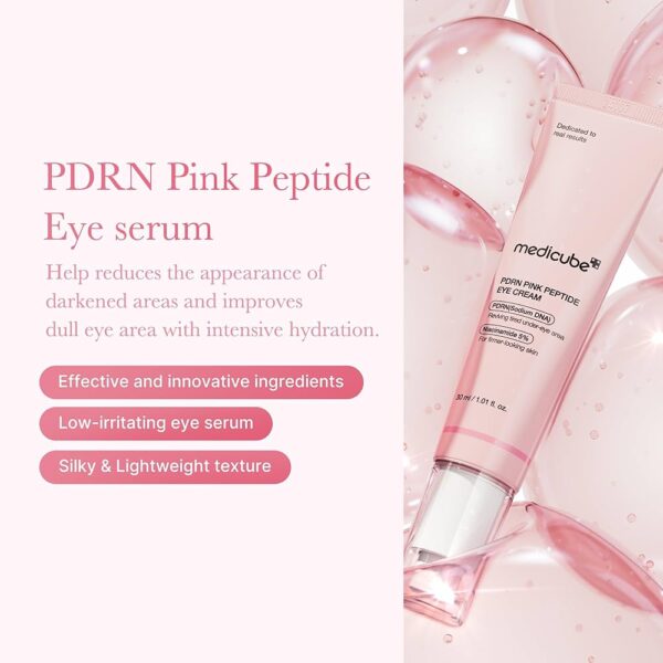 MEDICUBE PDRN PINK PEPTIDE EYE CREAM-CONTORNO DE OJOS - Imagen 3