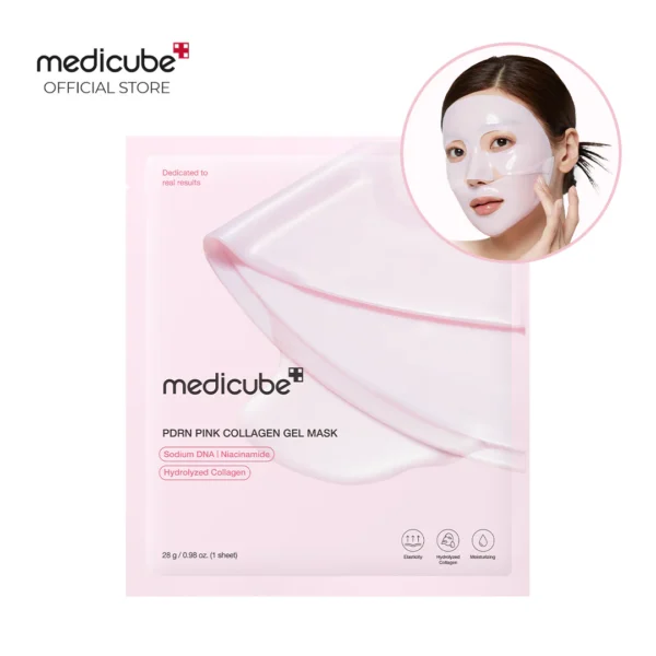 MEDICUBE PDRN PINK COLLAGEN GEL MASK-MASCARILLA DE COLAGENO - Imagen 4