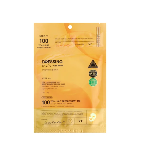 VT VITA-LIGHT REEDLE SHOT 100 2STEP HYDROGEL MASK-MASCARILLA