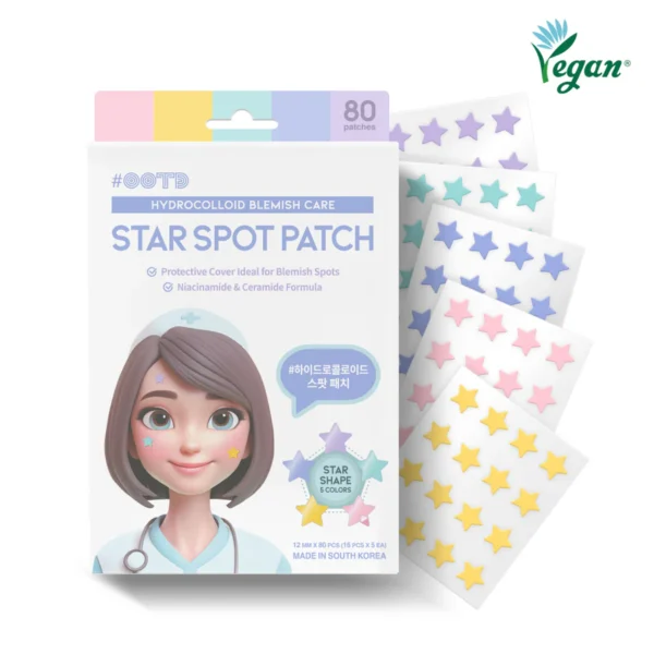 OOTD HIDROCOLOIDES STAR SPOT PATCH-PARCHES PARA ACNE