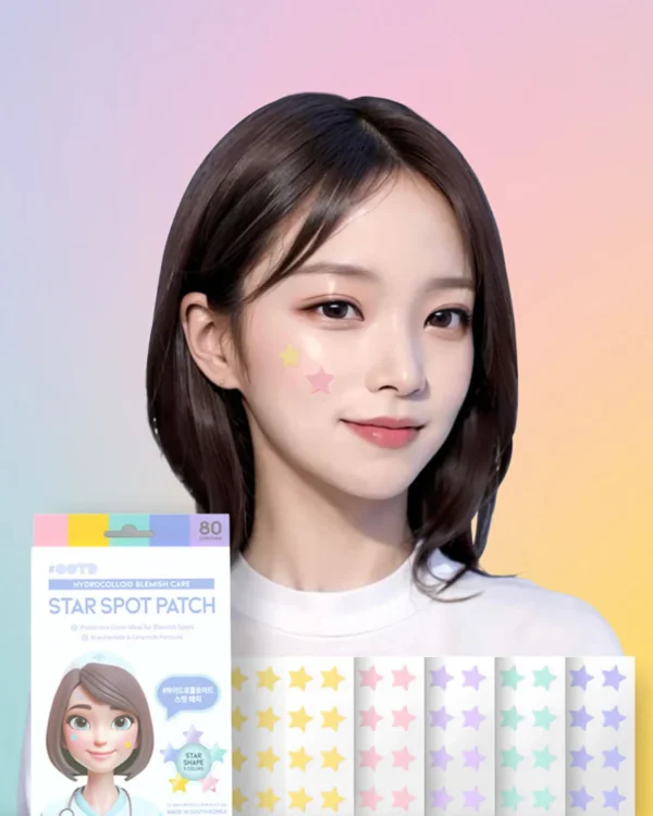 OOTD HIDROCOLOIDES STAR SPOT PATCH-PARCHES PARA ACNE - Imagen 3